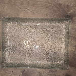 Rectangular Glass Serving Tray